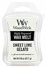 Ароматический воск - WoodWick Wax Melt Sweet Lime Gelato — фото N1