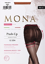 Колготки для жінок "Push-Up" 15 Den, playa - MONA — фото N1