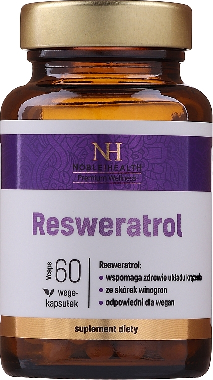 Харчова добавка "Ресвератрол" - Noble Health Resveratrol — фото N1