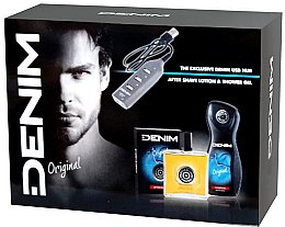 Духи, Парфюмерия, косметика Набор - Denim Original (sh/gel/250ml + ash/lot/100ml + usb)