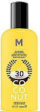 Парфумерія, косметика Сонцезахисний крем для темної засмаги - Mediterraneo Sun Coconut Sunscreen Dark Tanning SPF30