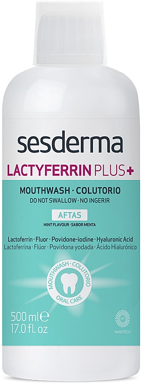 Ополаскиватель для полости рта - SesDerma Lactyferrin MouthWash Plus — фото N1