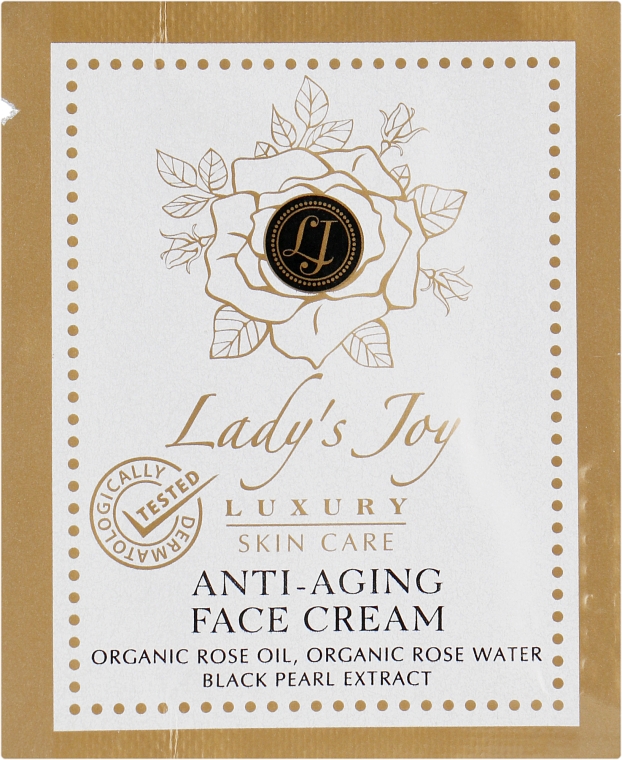 Крем для лица против старения - Bulgarian Rose Lady’s Joy Luxury Anti-Aging Face Cream (пробник)