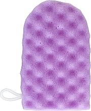 Перчатка-мочалка, фиолетовая - LULA — фото N2