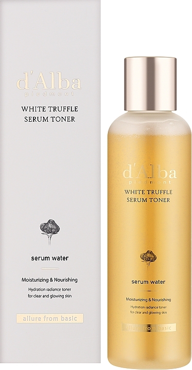 Тонер-серум для питания, увлажнения и выравнивания тона кожи - D'Alba White Truffle Moisturizing Serum Toner — фото N2