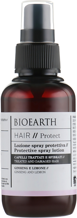 Спрей для захисту пошкодженого волосся - Bioearth Hair Protective Spray-Lotion