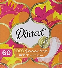 Щоденні гігієнічні прокладки Summer Fresh, 60 шт. - Discreet — фото N2