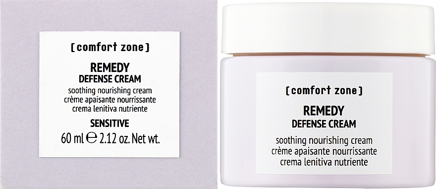 Заспокійливий захисний крем для обличчя - Comfort Zone Remedy Defense Cream — фото N2