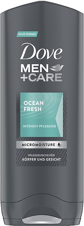 Гель для душа - Dove Men+Care Ocean Fresh Body and Face Wash