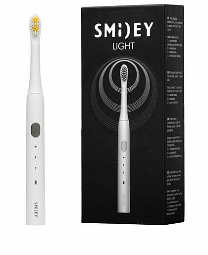 Електрична звукова зубна щітка, біла - Smiley Light — фото N6