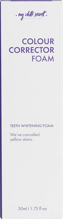 Пена для отбеливания зубов - My White Secret Color Corrector Foam — фото N1