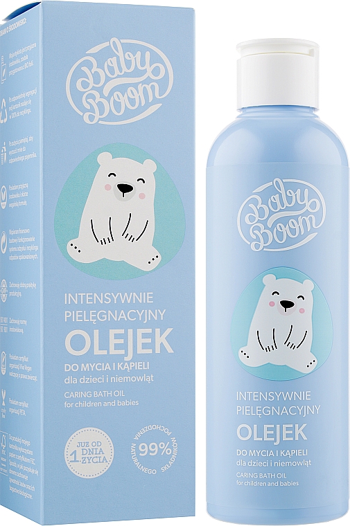 Доглядальна олія для ванн для дітей - Bielenda Baby Boom Caring Bath Oil — фото N2