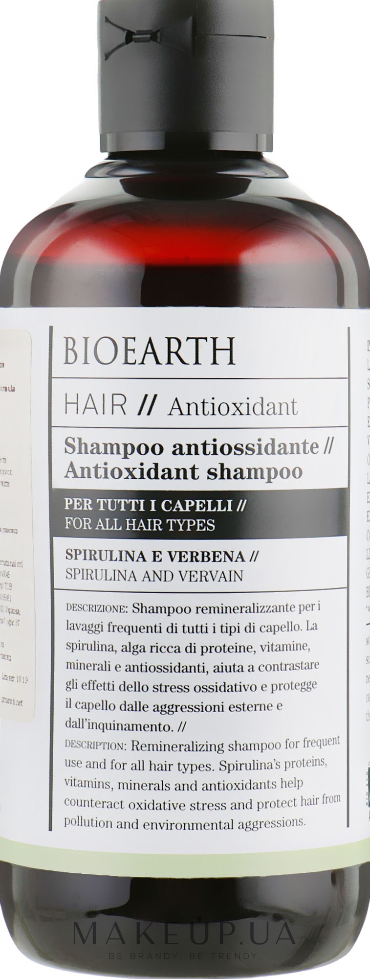 Шампунь для всіх типів волосся - Bioearth Hair Antioxidant Shampoo — фото 250ml