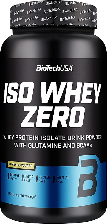 Протеїн "Банан" - BiotechUSA ISO Whey Zero Lactose Free Banana Protein — фото N2