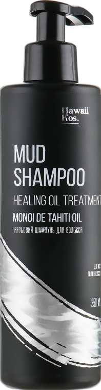 Шампунь грязевой для волос - Hawaii Kos Mud Shampoo Healing Oil Treatment Monoi de Tahiti Oil