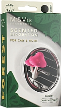 Парфумерія, косметика Ароматизатор у машину з ароматом сандалу "Рожевий гриб" - Mr&Mrs Forest Mushroom Sandal