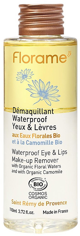 Средство для снятия водостойкого макияжа - Florame Waterproof Eyes & Lips Make-up Remover — фото N1