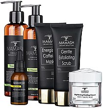 Духи, Парфюмерия, косметика Набор для жирной кожи - Mamash Organic Beauty Line (gel/200ml + tonic/200ml + scr/100ml + mask/100ml + cr/50ml + serum/30ml)