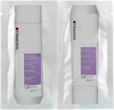 Духи, Парфюмерия, косметика Набор - Goldwell Dualsenses Blondes & Highlights Anti-Brassiness (shm/10ml + cond/10ml)