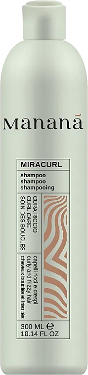 Шампунь для кучерявого волосся - Mananã Miracurl Shampoo — фото N1