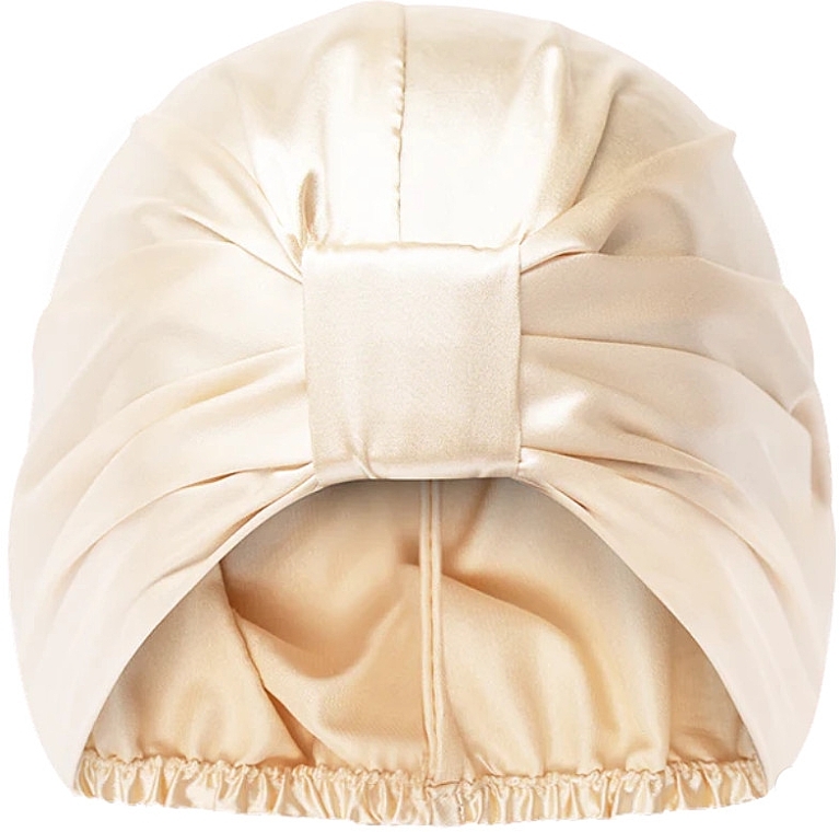 Шапочка для волосся під час сну атласна, шампанське - Glov Anti-frizz Satin Hair Bonnet Champagne — фото N1