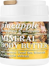 Парфумерія, косметика Масло для тіла з ананасом і мінералами Мертвого моря - Dead Sea Collection Pineapple Mineral Body Butter