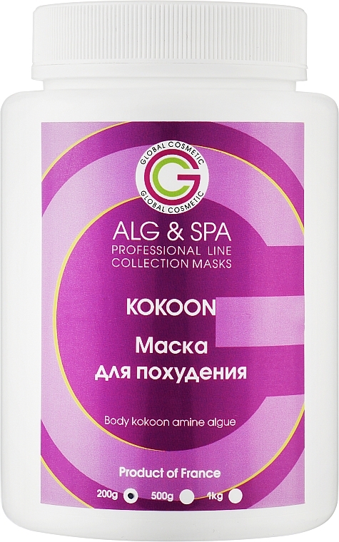 Маска "Для похудения" - ALG & SPA Professional Line Collection Masks Body Kokoon — фото N1