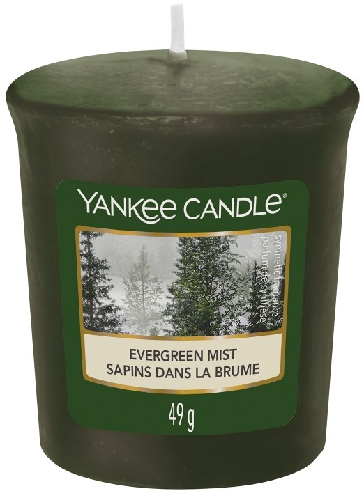 Ароматична свічка - Yankee Candle Evergreen Mist Votive Candle