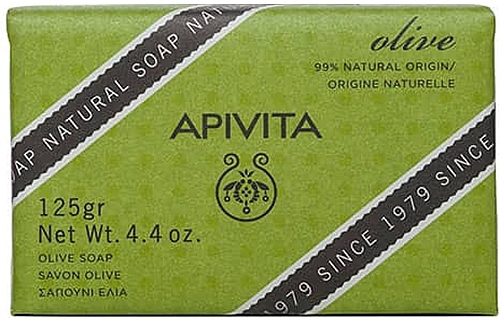 Мило - Apivita Natural Soap with Olive — фото N1