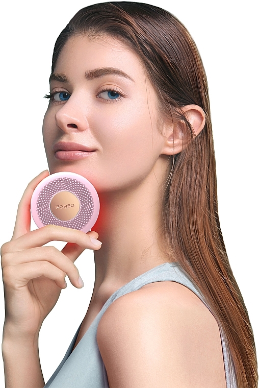 УЦЕНКА Совершенная смартмаска для лица UFO mini 2 для всех типов кожи, Pearl Pink - Foreo UFO mini 2 Power Mask Treatment Device for All Skin Types, Pearl Pink * — фото N5