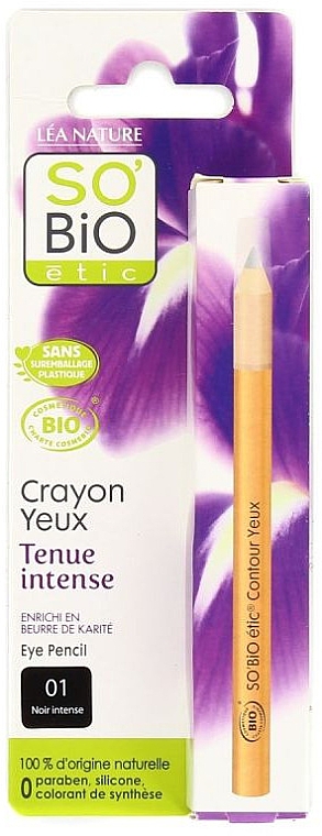 Контурний олівець для повік - So'Bio Etic Eye Pencil — фото N1