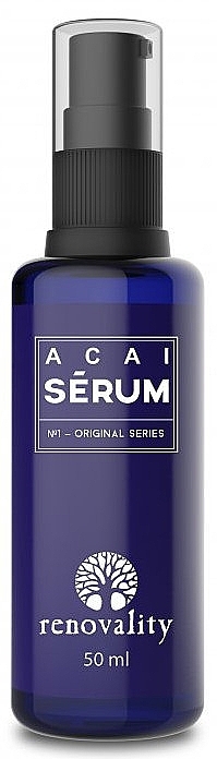Сироватка для обличчя, з олією асаї - Renovality Original Series Acai Serum — фото N1