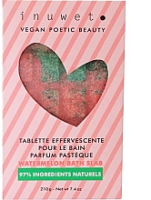 Парфумерія, косметика Шипучі таблетки для ванн «Кавун» - Inuwet Tablette Bath Bomb Watermelon
