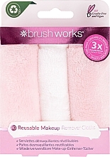 Парфумерія, косметика Серветки для очищення обличчя - Brushworks Reusable Makeup Remover Cloths