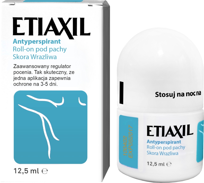 РОЗПРОДАЖ Антиперспірант для чутливої шкіри - Etiaxil Antiperspirant Roll-on Pod Pachy*