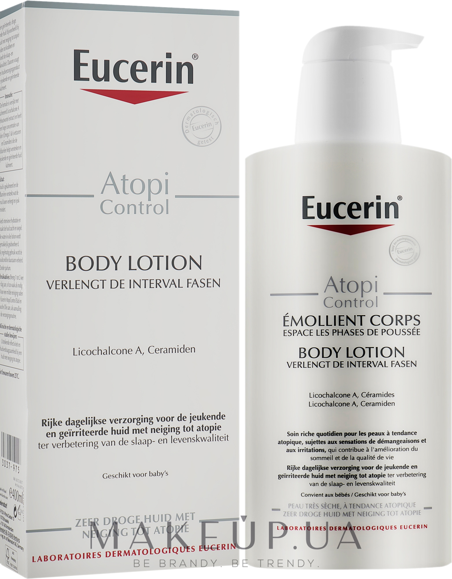 Лосьон для атопичной кожи тела - Eucerin AtopiControl Body Care Lotion — фото 400ml