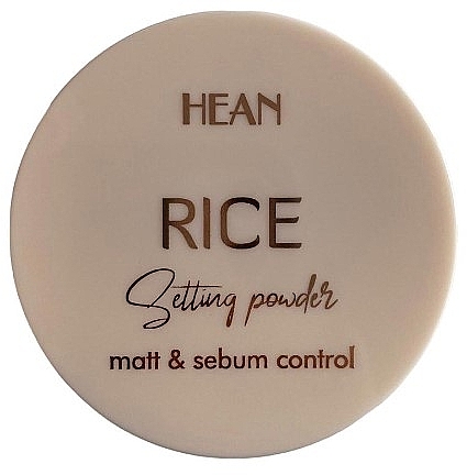 Рисова пудра для фіксації макіяжу - Hean Rice Setting Powder — фото N1