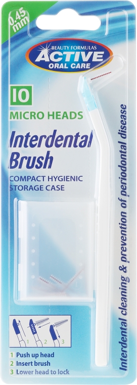 Щітка для зубів + 10 насадок - Beauty Formulas Interdent Brush with 10 Micro Heads — фото N1