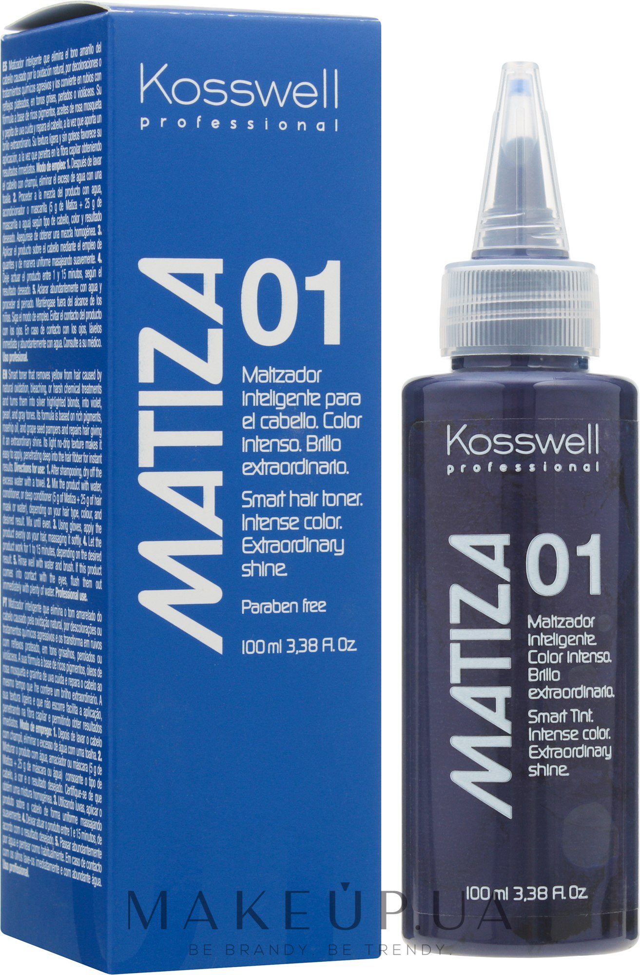 Відтінковий засіб - Kosswell Professional Matiza 01 — фото 100ml