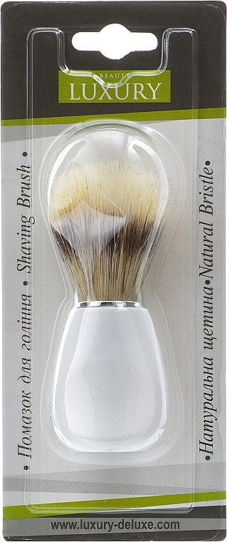 Помазок для гоління з ворсом борсука, PB-03 - Beauty LUXURY — фото N1