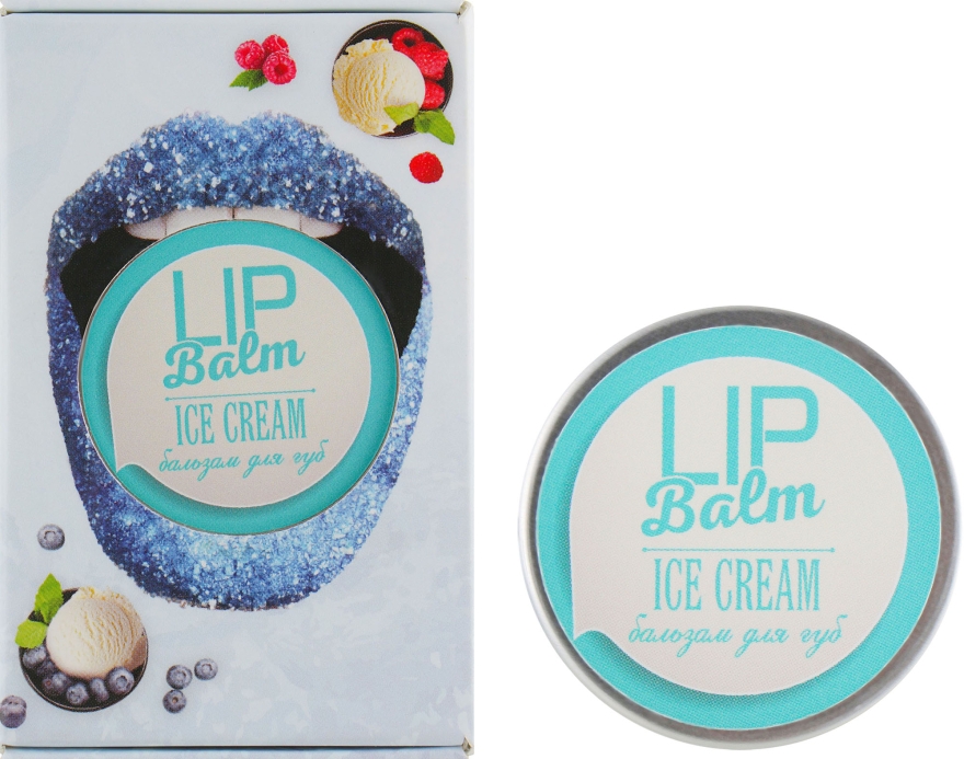 Натуральний бальзам для губ - Enjoy-Eco Ice Cream Lip Balm — фото N1