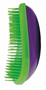 Щітка для волосся, фіолетова-лайм - Detangler Original — фото N1