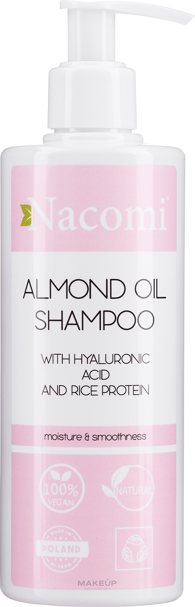 Шампунь для волос - Nacomi Almond Oil Shampoo — фото 250ml