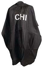 Парфумерія, косметика Фартух чорний зі сріблястими буквами - CHI Cape Black Silver Logo
