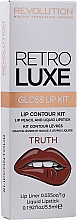 Набір для макіяжу губ - Makeup Revolution Retro Luxe Kits Gloss — фото N1