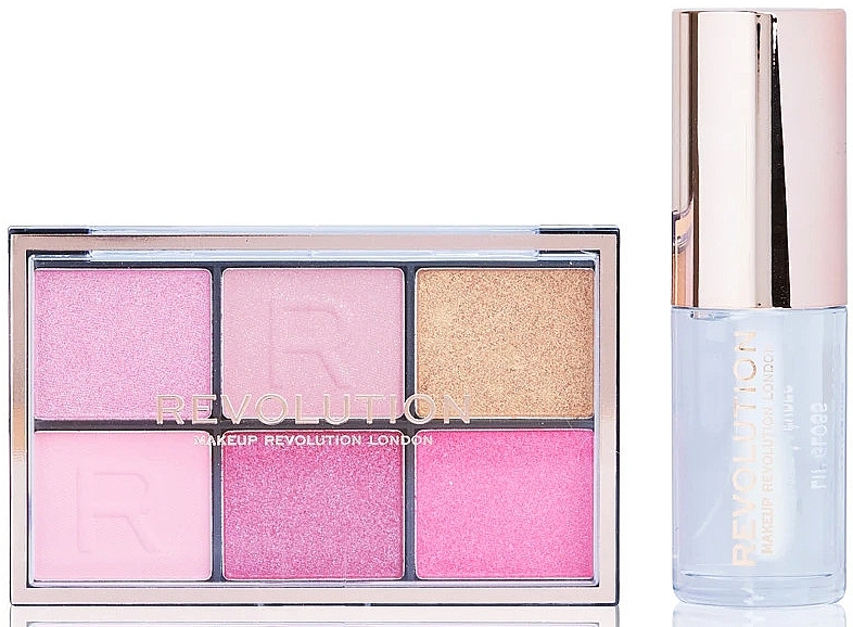 Набір, 2 продукти - Makeup Revolution Mini Soft Glam Heroes Gift Set — фото N2
