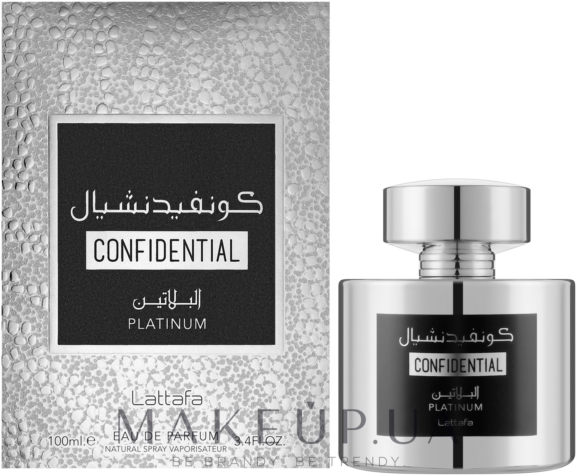 Lattafa Perfumes Confidential Platinum - Парфюмированная вода — фото 100ml