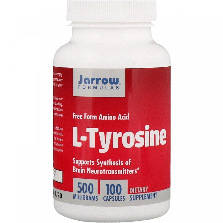 Пищевые добавки "L-тирозин 500 мг" - Jarrow Formulas L-Tyrosine 500mg — фото N3