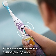 Електрична звукова зубна щітка для дітей - Philips Sonicare For Kids Design A Pet Edition HX3601/01 — фото N6