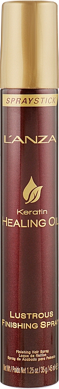 Лак-блиск з кератиновим елексиром - L'Anza Keratin Healing Oil Lustrous Finishing Spray (Travel Size) — фото N1
